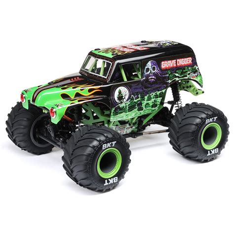 losi grave digger mini|losi 1 18 grave digger.